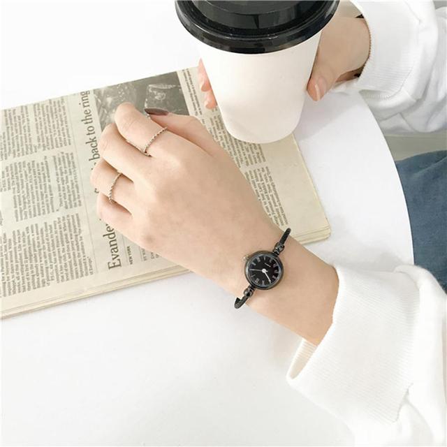 Luxury Watches Stainless Steel Retro Ladies Quartz Wristwatches Fashion Casual Women Dress Watch