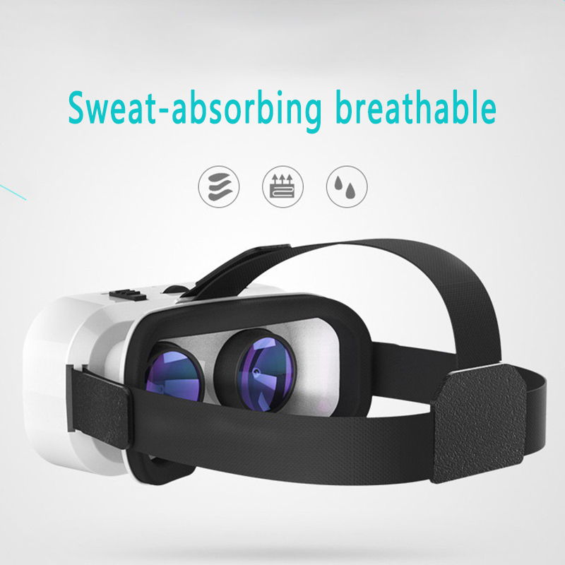 3D VR SHINECON G05A Glasses Headset Head-mounted Virtual Reality Adjustable VR Glasses for 4.7-6inches Android Smart Phones