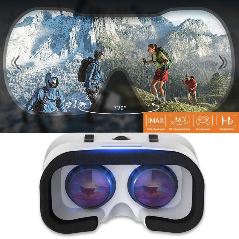 3D VR SHINECON G05A Glasses Headset Head-mounted Virtual Reality Adjustable VR Glasses for 4.7-6inches Android Smart Phones
