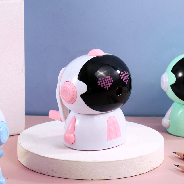 1Pcs Cute Cartoon Manual Pencil Sharpener Mechanical Durable Pencil Sharpener Creative Student Stationery School Supplies