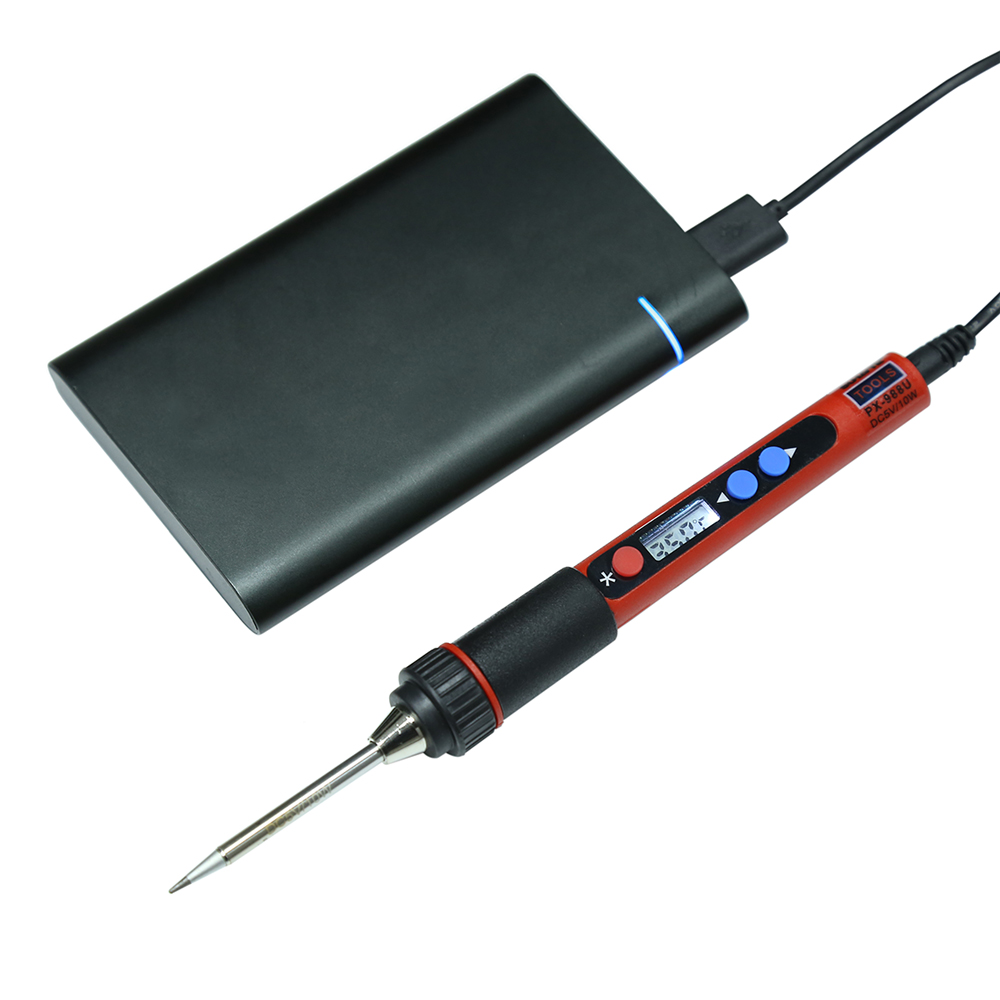 Adjustable Temperature USB Soldering Iron 5V 10W LCD Digital Soldering Gun Solder Iron For Electronic Welding Tools