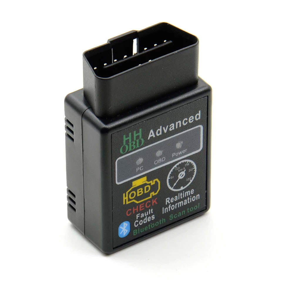 HH OBD V2.1 chip Bluetooth automobile fault detector elm327 obd2 Bluetooth mini car detector