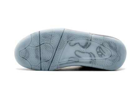 Air Jordan 4 Sneakers Retro Kaws  suede upper in smooth and feathered textures . New Trending Shoes