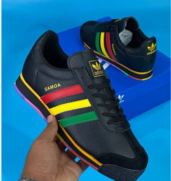 ADIDAS SAMOA BLACK RASTA PREMIUM SHOES