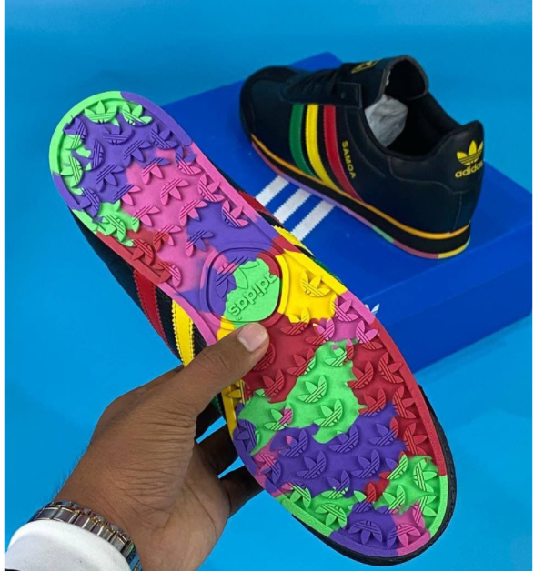 ADIDAS SAMOA BLACK RASTA PREMIUM SHOES