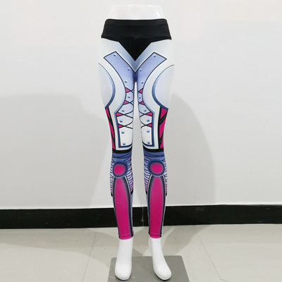Digital Print Leggings Women Sexy Hips Push Up Fitness Legging Gothic High Waist Sports Pants