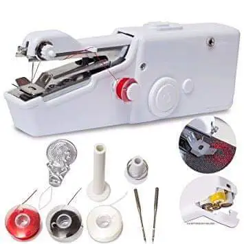 Hand held Portable Cloth sewing machine Battery powered now available