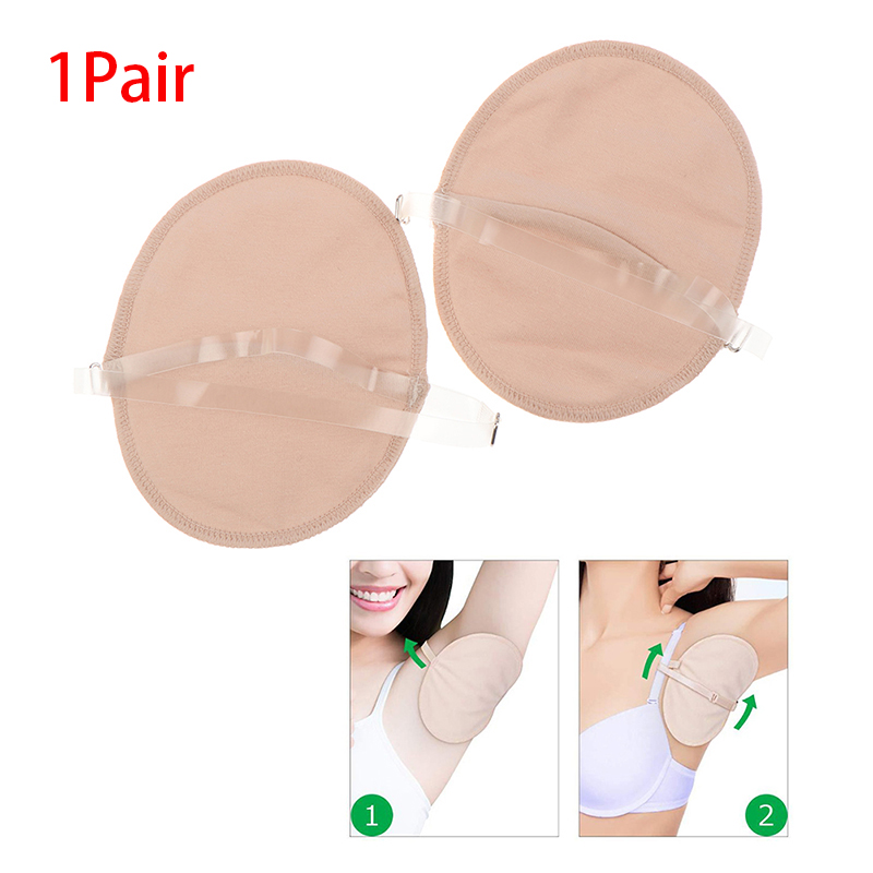 Underarm Sweat Pads Washable Armpit Sweat Absorbing Breathable Dress Sweat Pads