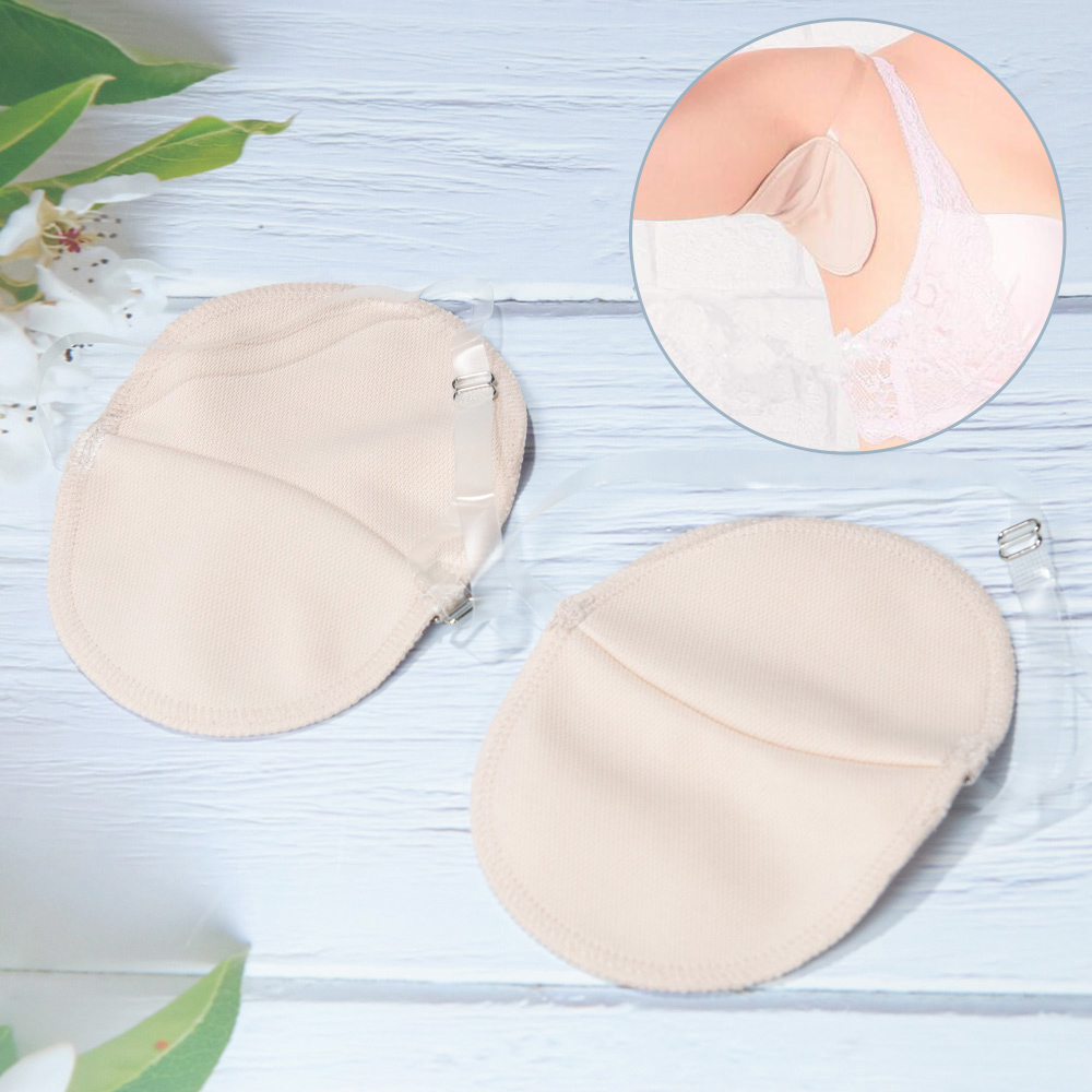 Underarm Sweat Pads Washable Armpit Sweat Absorbing Breathable Dress Sweat Pads