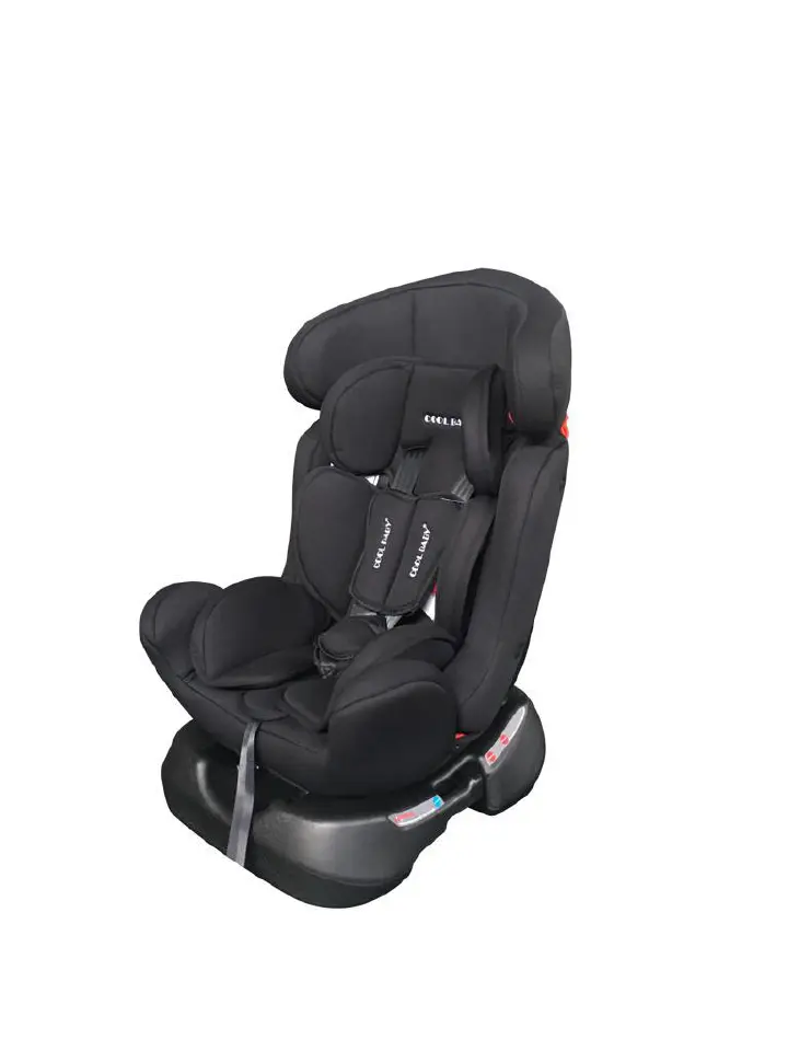 Reclining Baby Car Seat With Booster | 3 reclining positions | Car seat and booster | Washable seat cover | Up to 12yrs Up to 36kgs |  Reclining Infant Car Seat & Booster With A Base- Black (0-7Yrs)