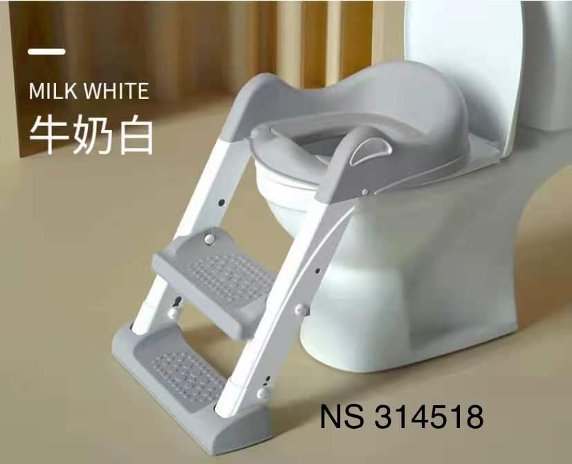 Portable Training Kids Toilet-Baby Potty With Ladder  |   Potty Seat for toilet Potty Training Seat with Step Stool Ladder Padded Seat Non-slip steps Leak Guard for extra protection from pee spills