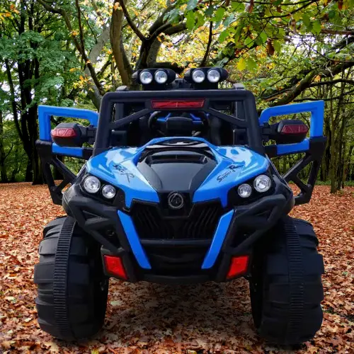 Generic Ride On Toys Baby Electric Car Chargeable | 12v 7ah 2188 Kids Ride On Jeep | Age group 2 to 12 years | Weight capacity is 65kg | Support pendrive and sd card for Mp3 songs | Has Remote control