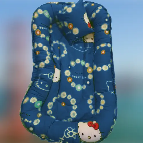 Generic Baby Nest & Co-sleeper Foldable + Pillow In Different Prints Age 0-24 months    |    Safe and perfect for co-sleeping    |    Can be put on the bed, living room floor, sofa or baby cot .
