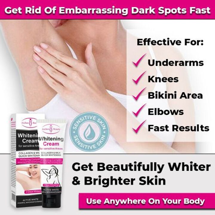 Armpit Whitening Cream Skin Lightening Bleaching Cream Underarm Dark Skin Whitening Intimate Body