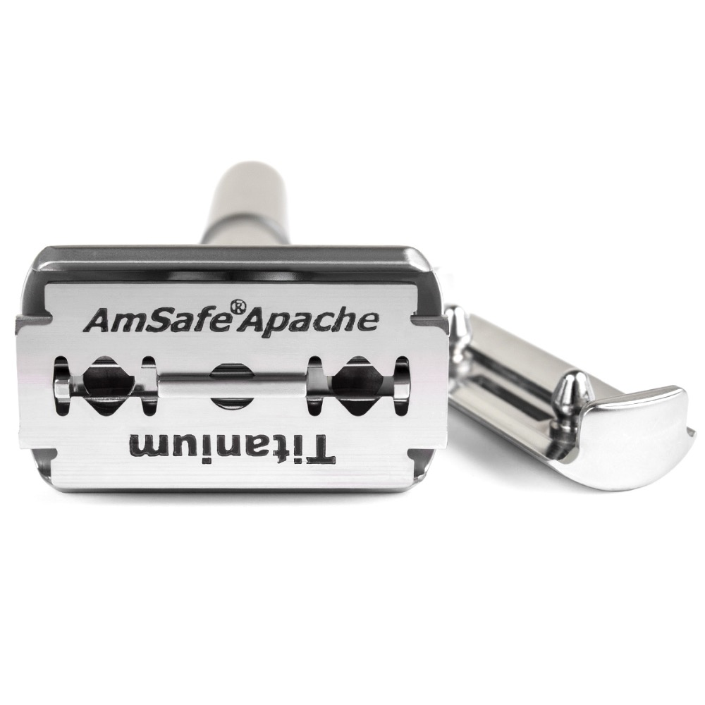 Adjustable Safety Razor Mens Shaving Double Edge Classic Safety Razor Blade with 5 blades