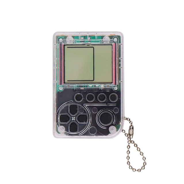 Mini Console Game Machine Children&apos;s Handheld Nostalgic Mini Game Console With Keychain Tetris