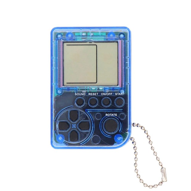 Mini Console Game Machine Children&apos;s Handheld Nostalgic Mini Game Console With Keychain Tetris