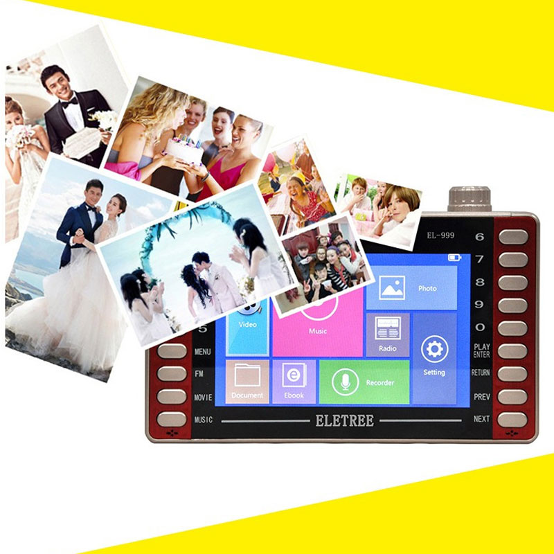 Multifunction video player portable  TV   dvd player kids mini   mp4 player radio FM ebook
