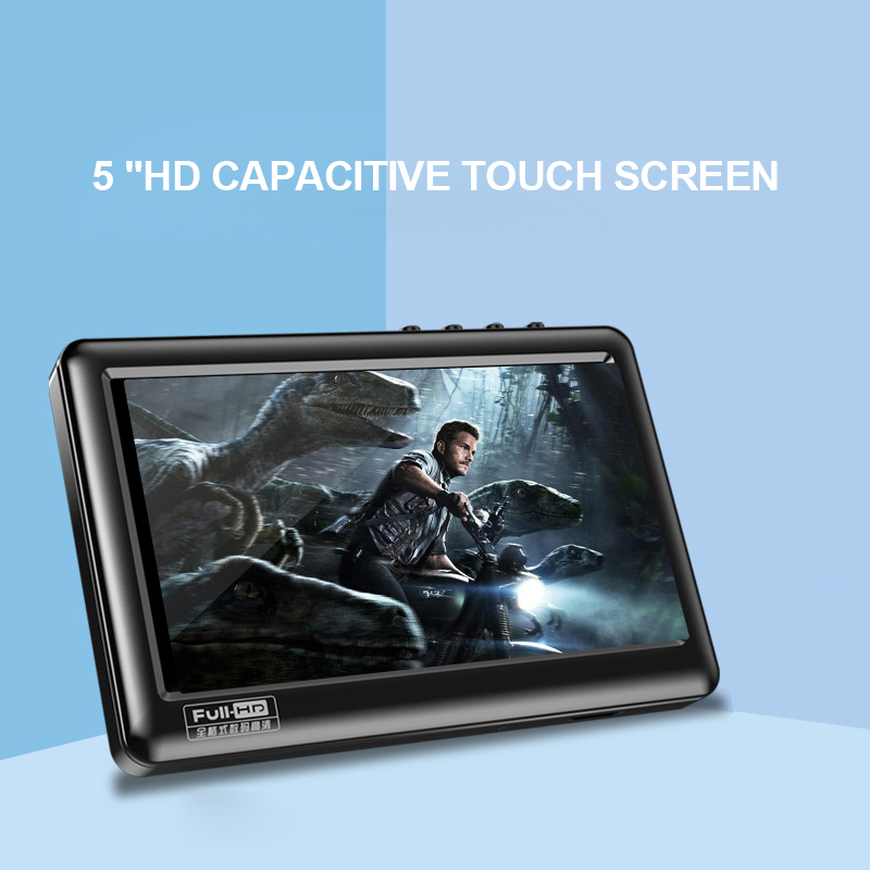 5 inch MP5 1080P Video Player Touch HD Screen Capacitive 16GB E-Book Reader Music MP4