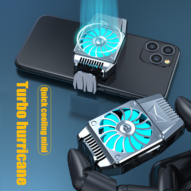 Universal smart Mobile Phone USB Game Cooler System Cooling Fan Gamepad Holder Stand Radiator
