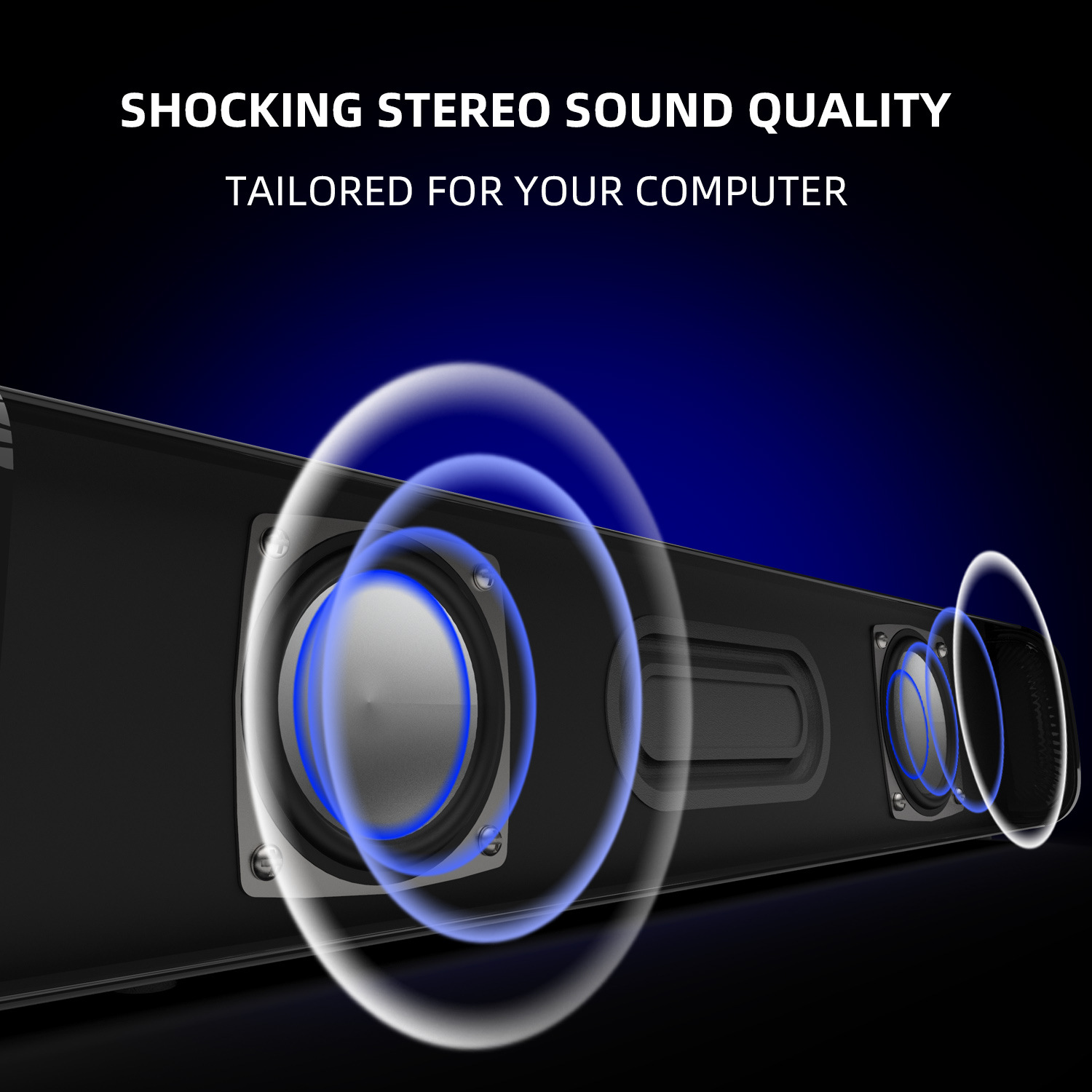 Hidden audio desktop computer home wired long mini notebook desktop small speaker subwoofer