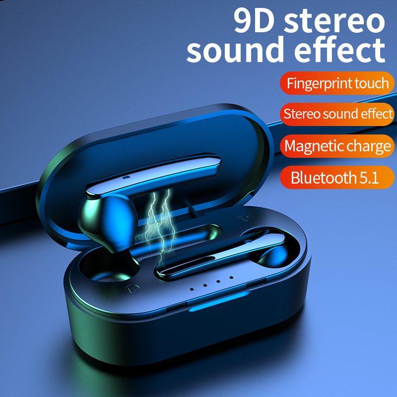 Q9 Bluetooth headset TWS sports headset Q9 Mini Wireless Bluetooth business headset 5.1 touch headset