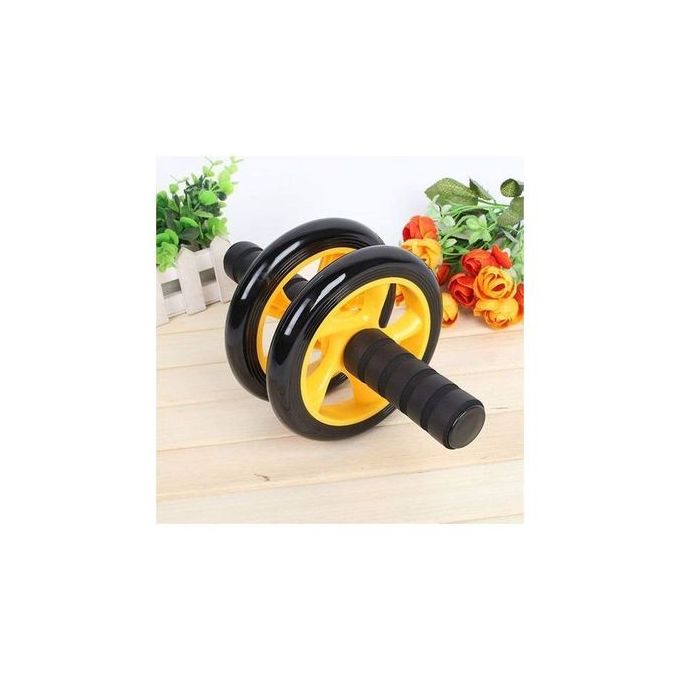 AB Wheel Abs Roller Workout Arm And Waist Fitness Exerciser Wheel (Free Knee Mat).
