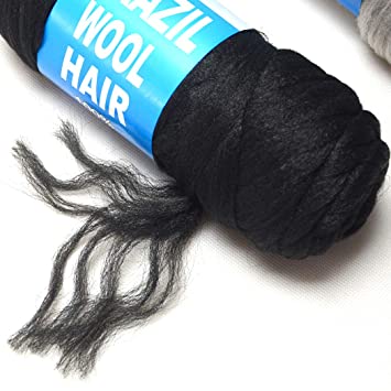 4pcs 100% Brazilian Wool Hair Twist/Faux Locs