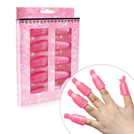 Quality Gel Polish Remover Soak off caps UV gel Nail Art Remover pegs