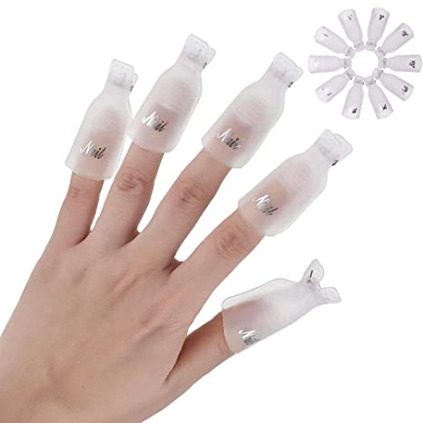 Quality Gel Polish Remover Soak off caps UV gel Nail Art Remover pegs