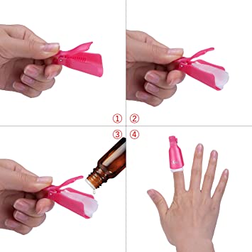 Quality Gel Polish Remover Soak off caps UV gel Nail Art Remover pegs