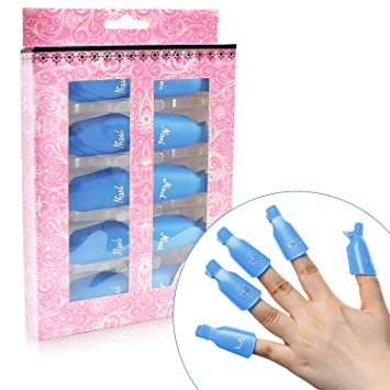 Quality Gel Polish Remover Soak off caps UV gel Nail Art Remover pegs