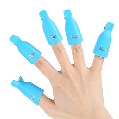 Quality Gel Polish Remover Soak off caps UV gel Nail Art Remover pegs