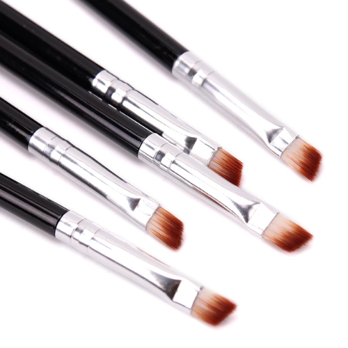 Double sided Professional angled eyebrow brush spoolie for eye brow brush eyelashes