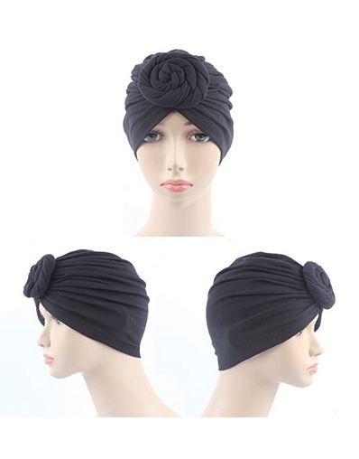 100% Turban bonnet cap Pretied turban head hair accessories women hats caps