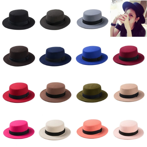 Unisex Flat top Fedora hat sun hats panama hats godpapa hats fashion hats