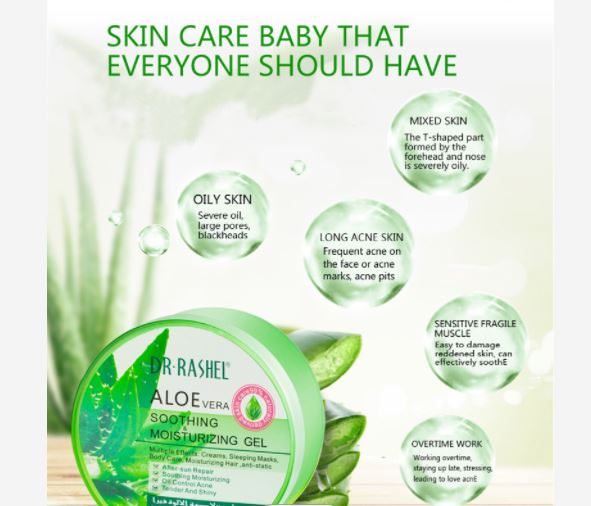 Dr Rashel Aloe Vera Soothing &amp; Moisturizing Gel Aloevera