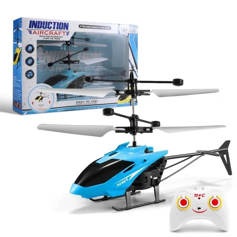 Mini Rc Infrared Induction Remote Control Toy Gyro Helicopter Rc Drone Model Plane Children Toys