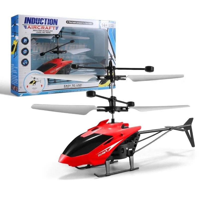 Mini Rc Infrared Induction Remote Control Toy Gyro Helicopter Rc Drone Model Plane Children Toys