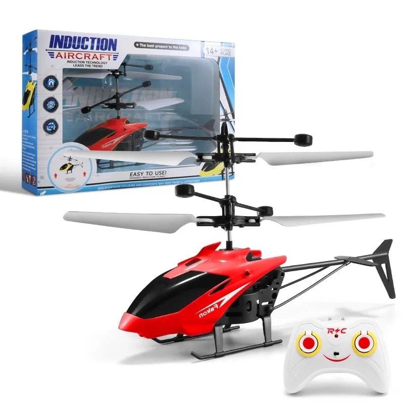 Mini Rc Infrared Induction Remote Control Toy Gyro Helicopter Rc Drone Model Plane Children Toys