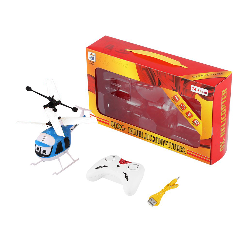 Mini Rc Infrared Induction Remote Control Toy Gyro Helicopter Rc Drone Model Plane Children Toys
