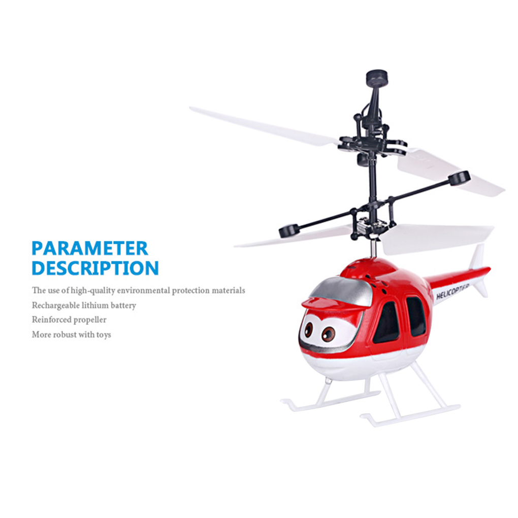 Mini Rc Infrared Induction Remote Control Toy Gyro Helicopter Rc Drone Model Plane Children Toys