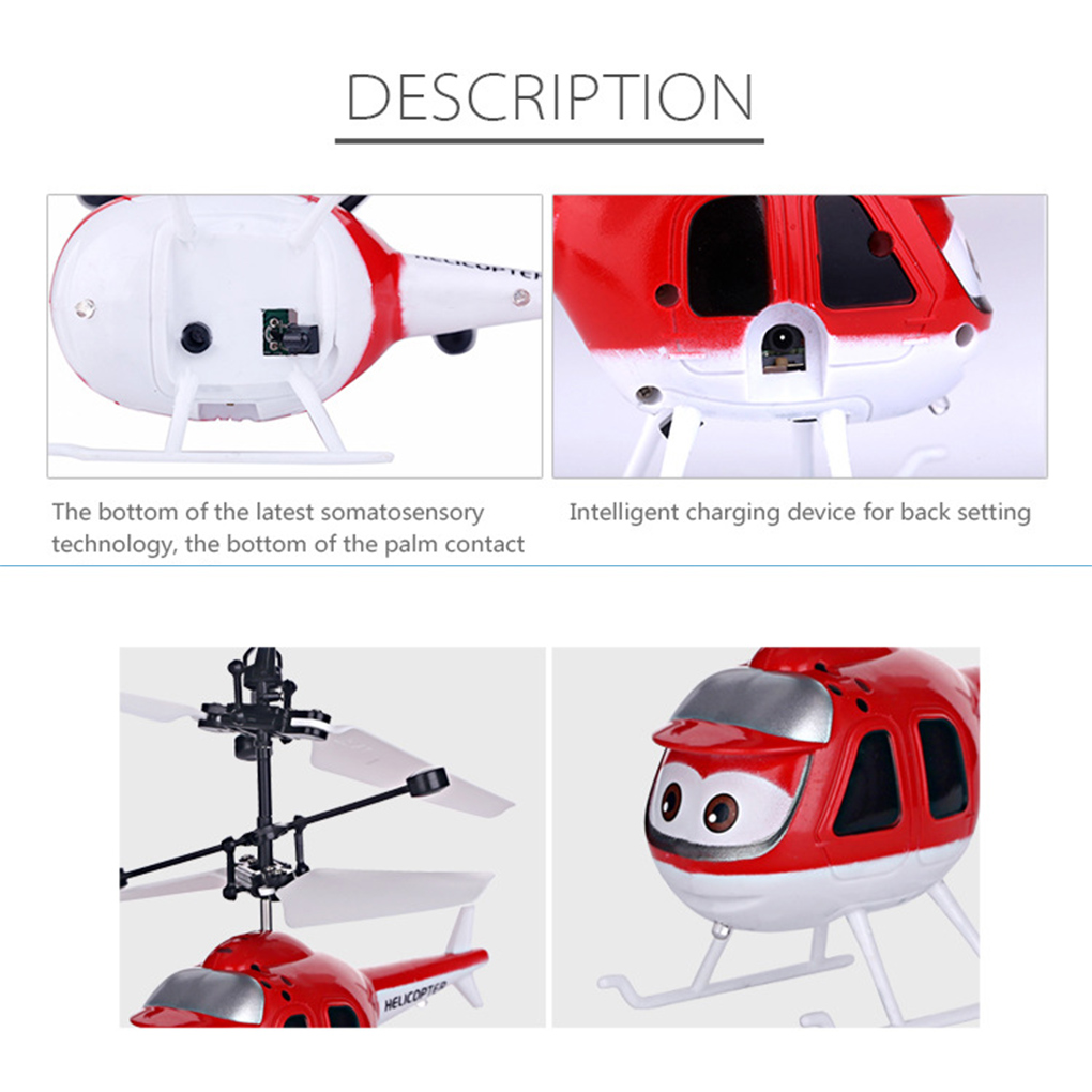 Mini Rc Infrared Induction Remote Control Toy Gyro Helicopter Rc Drone Model Plane Children Toys