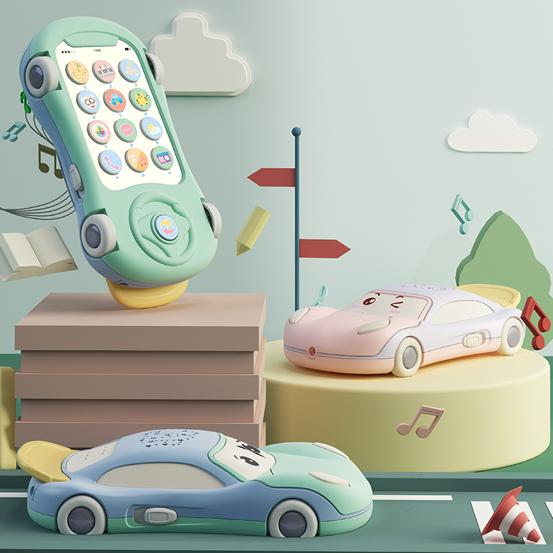 Montessori Toy Phone For Kids 1 Year 2 Year Educational Baby Mobile Phone Toy For Girl