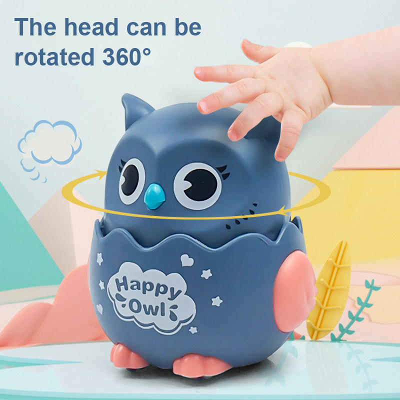 1pc Funny Owl Inertial Car Toys Baby Boy Girl Pull Back Toys Kindergarten Kids Inertial Toy Car
