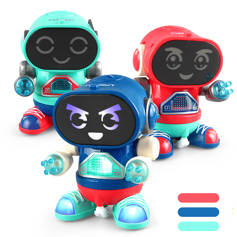 Smart Dancing Robot Electronic Walking Toys With Musical &amp; LED Lighting Intelligent Kids gift