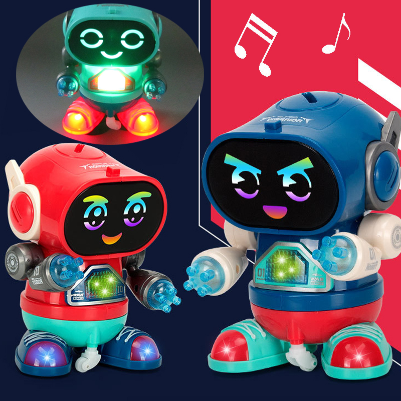 Smart Dancing Robot Electronic Walking Toys With Musical &amp; LED Lighting Intelligent Kids gift