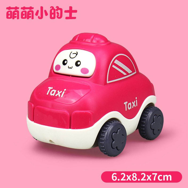 Cartoon Baby Toys Car Pull Back Cars Kids Montessori Vehicle Education Birthday Xmas Gift