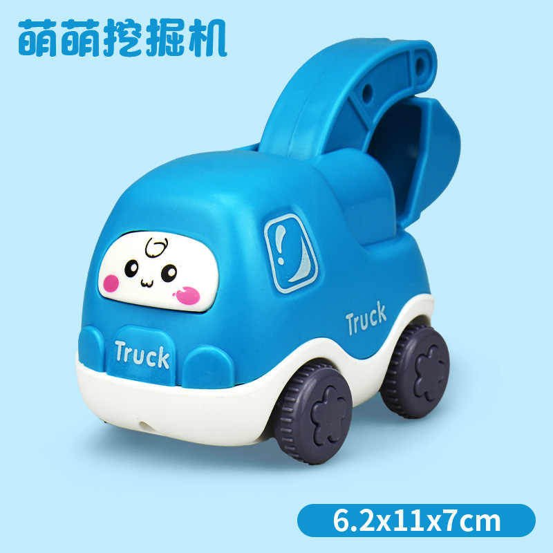 Cartoon Baby Toys Car Pull Back Cars Kids Montessori Vehicle Education Birthday Xmas Gift