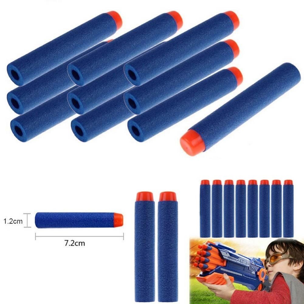 7.2cm EVA Soft Bullets for Nerf Hollow Hole Head Refill Darts Outdoor Toy Boys Gun